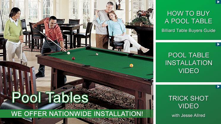 Pool Tables & Billiards Tables